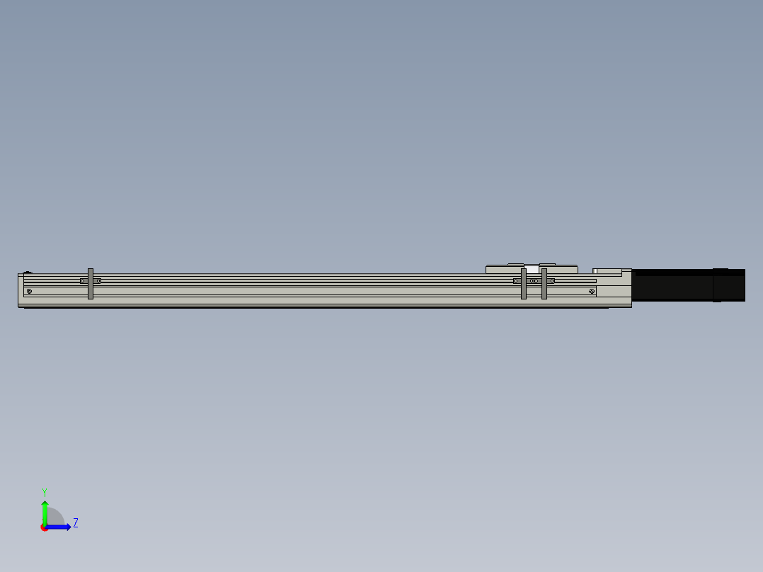 Toyo东佑达直线模组-ETH6-550-BC+煞車-反-M5左视图