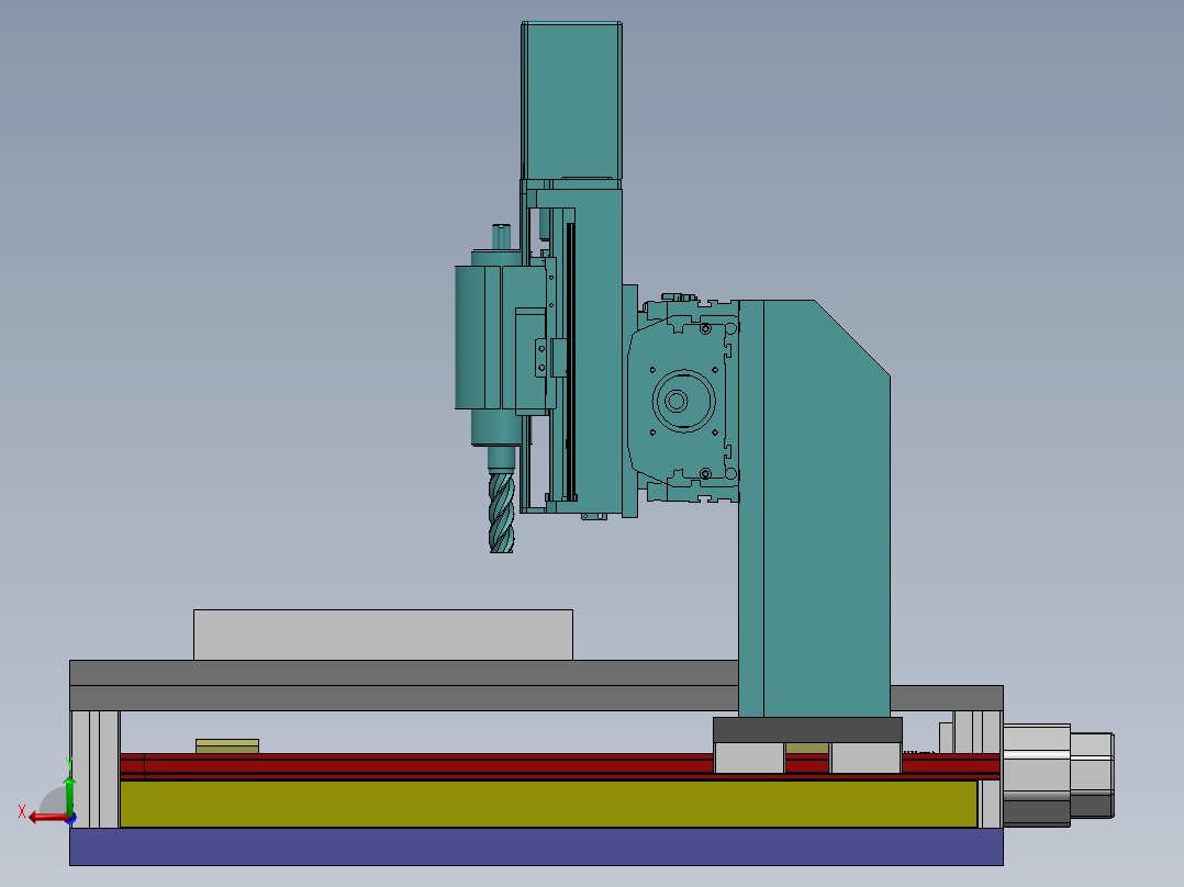 H606 3轴CNC雕刻机后视图