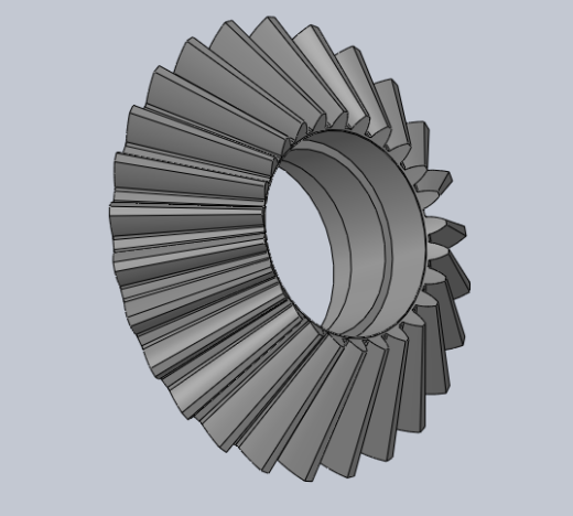 蜗轮蜗杆差动齿轮结构3D图纸 Solidworks设计缩略图