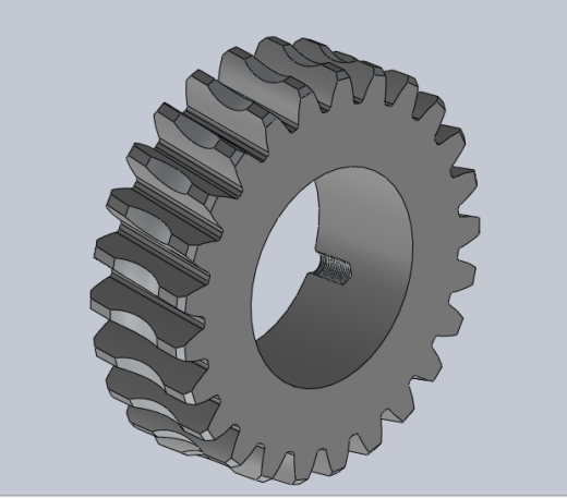 蜗轮蜗杆差动齿轮结构3D图纸 Solidworks设计缩略图