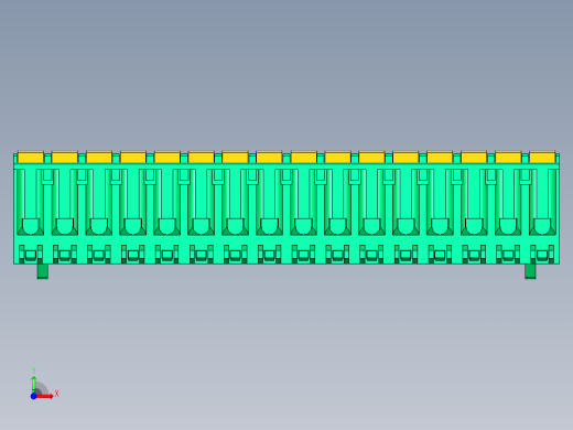 DEGSON 2EDG 系列 5.08mm 可插拔接线端子组-2EDGKDB-5.08-16P-14-00AH前视缩略图