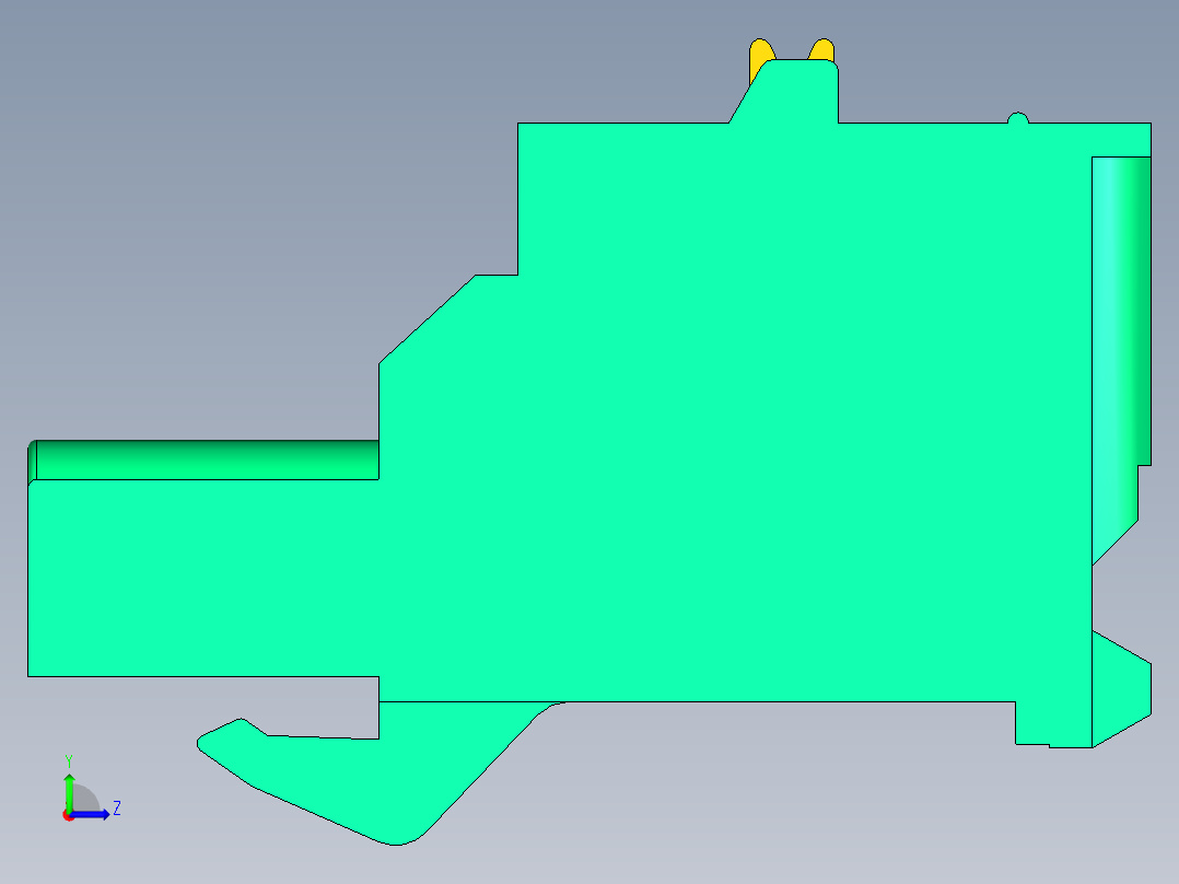 DEGSON 2EDG 系列 5.08mm 可插拔接线端子组-2EDGKDB-5.08-16P-14-00AH左视图