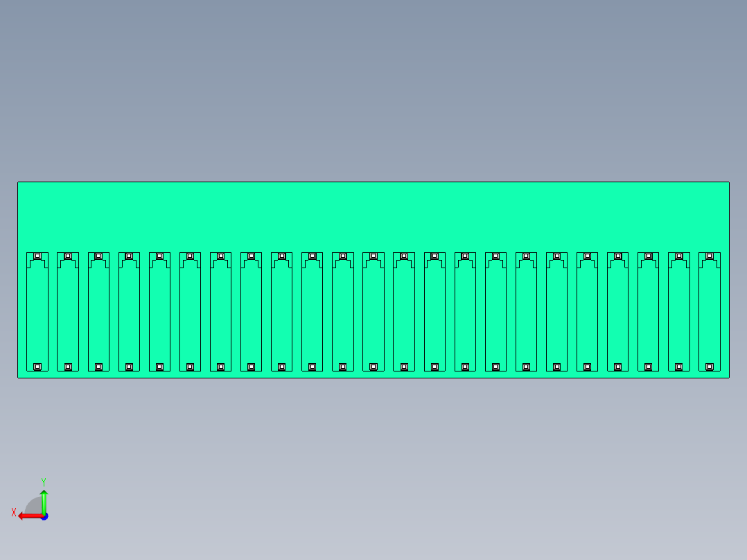 DEGSON 15EDG 系列 3.5mm 插拔式接线端子 FullPack-15EDGRT-3.5-46P-14-00AH后视图