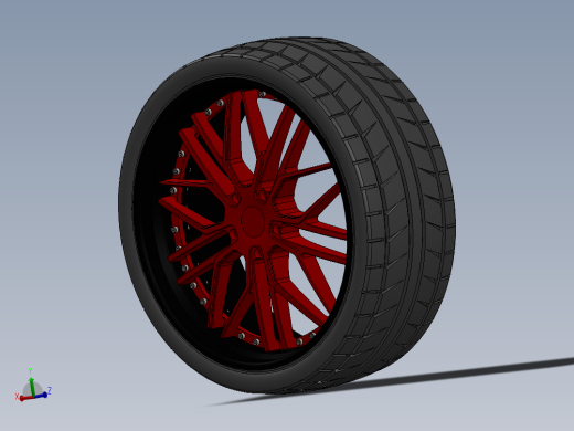 带轮胎的有轮汽车