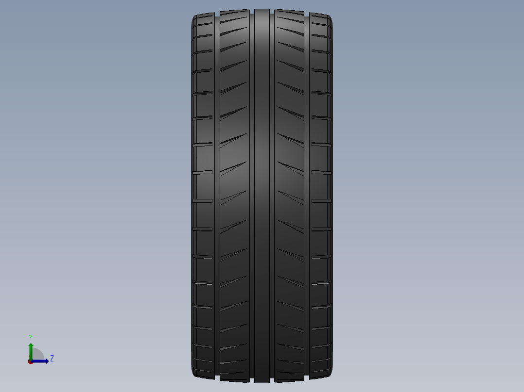 带轮胎的有轮汽车左视图