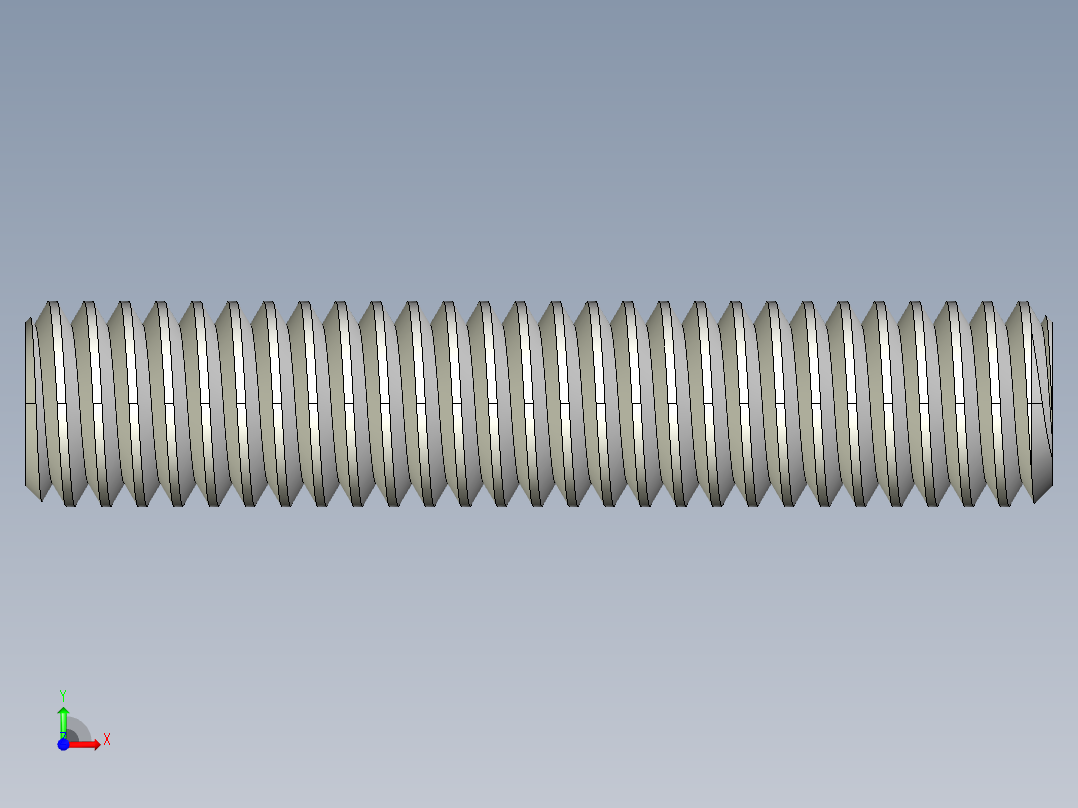 DIN 913-ISO 4026 固定螺钉-M4 L=20.STEP前视图