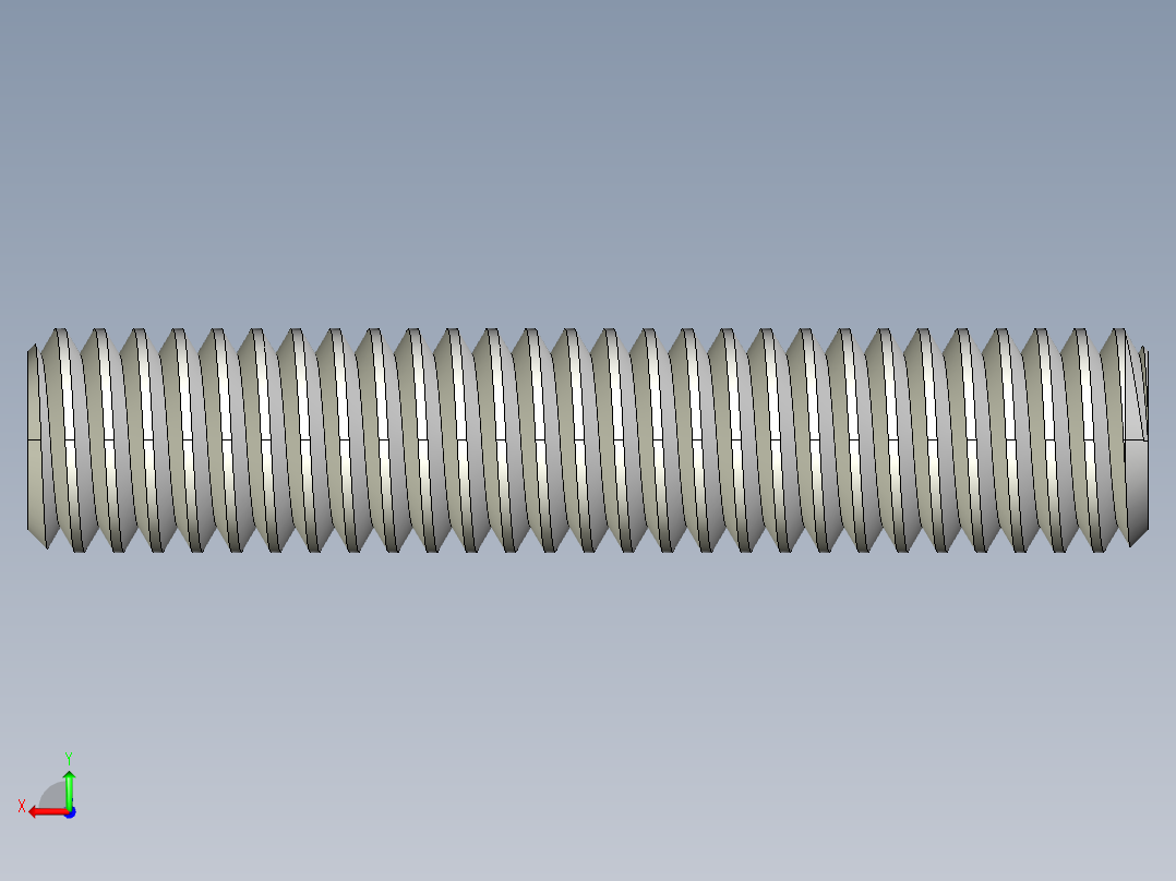 DIN 913-ISO 4026 固定螺钉-M4 L=20.STEP后视图