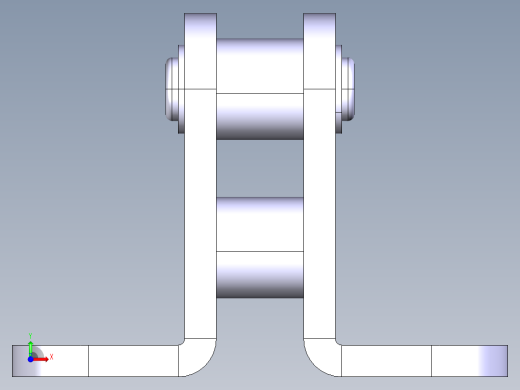 德克斯TUNKERS气缸数模T3-30G前视缩略图