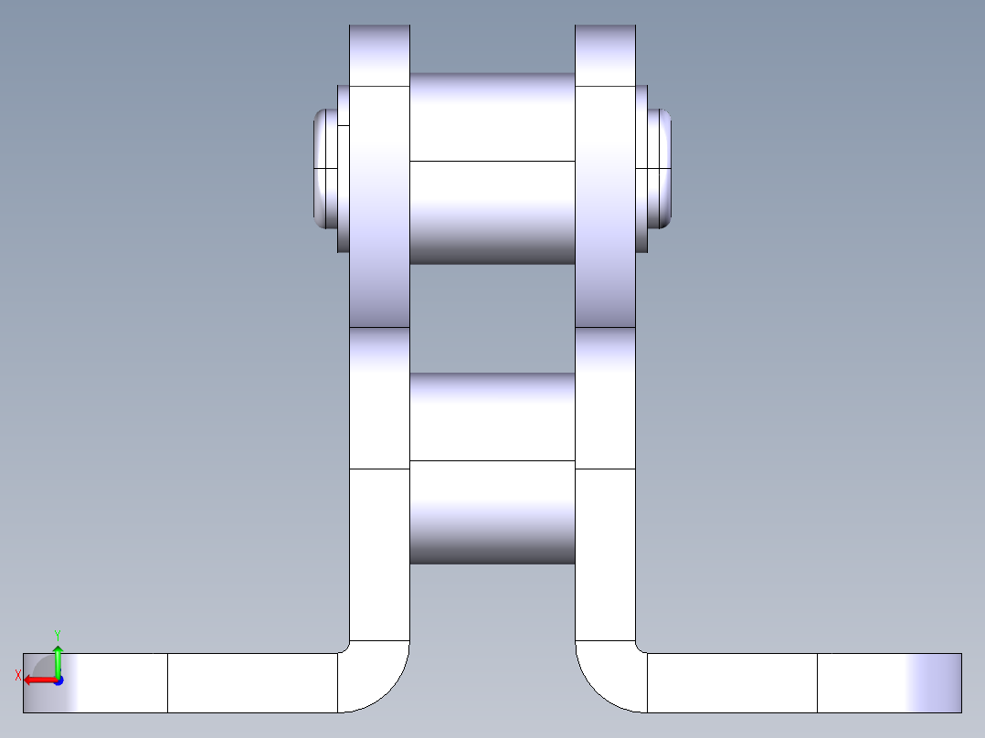 德克斯TUNKERS气缸数模T3-30G后视图