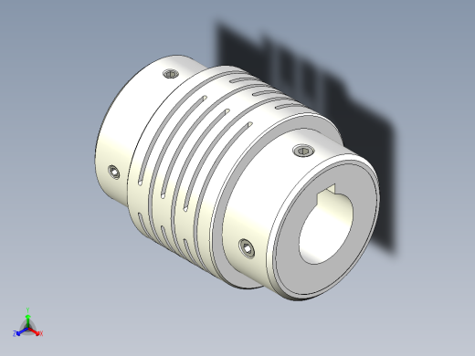 联轴器-Coupling_-_60-50_50-20x24-78_29-Yes正等轴测缩略图