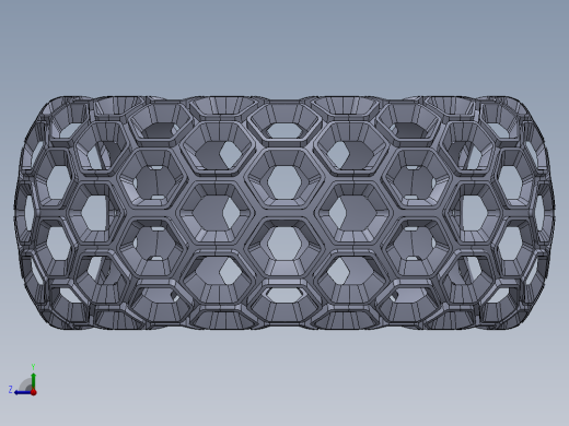 蜂窝环形戒指右视缩略图