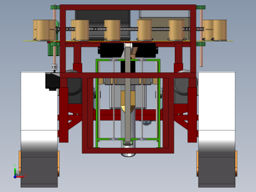 履带小车模型前视缩略图
