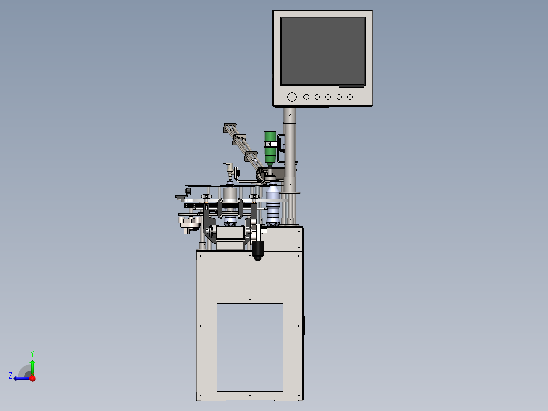 研磨液灌装机右视图