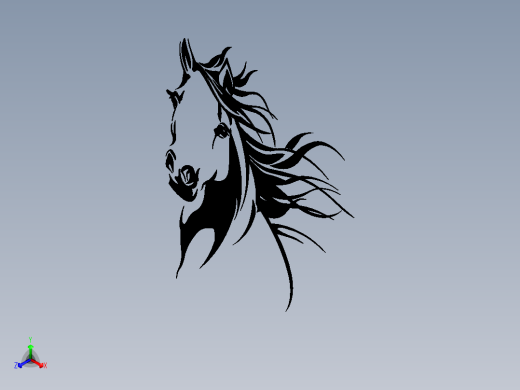 马头正等轴测缩略图