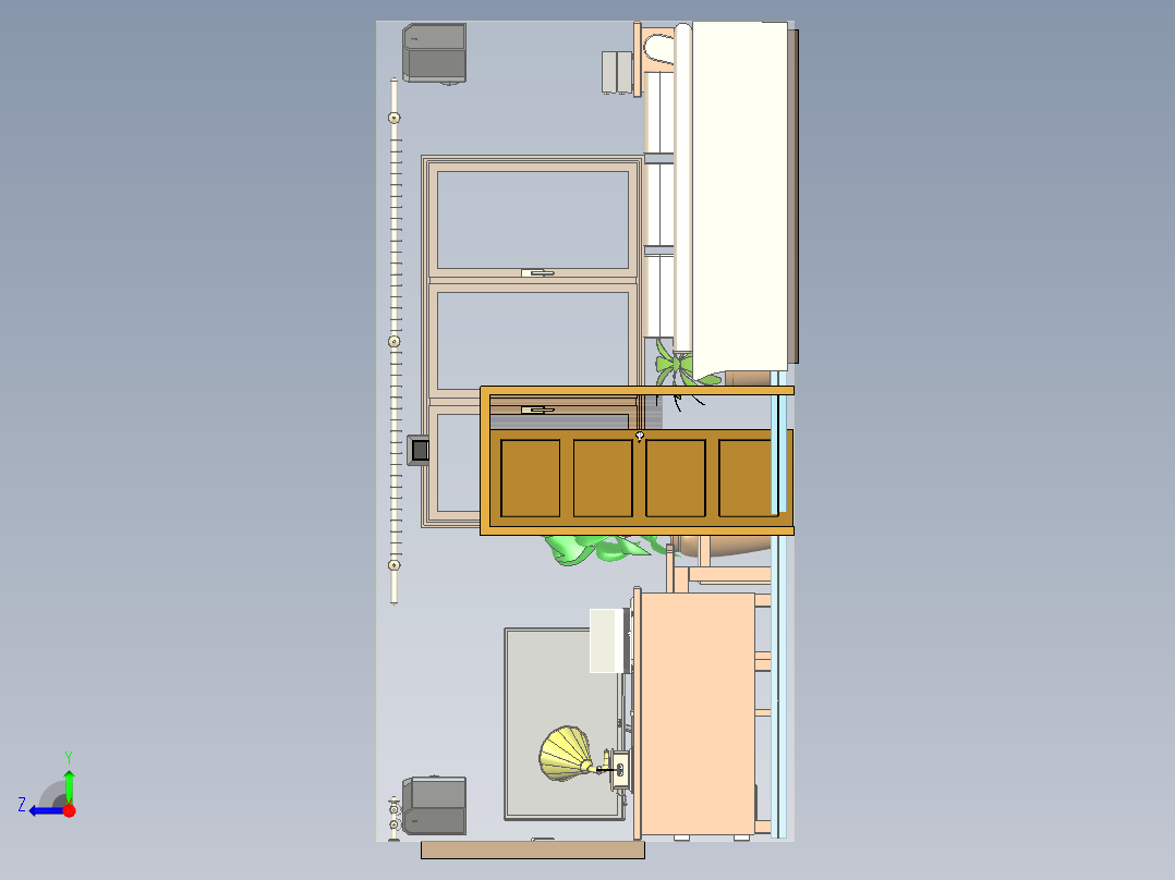 地面客厅右视图