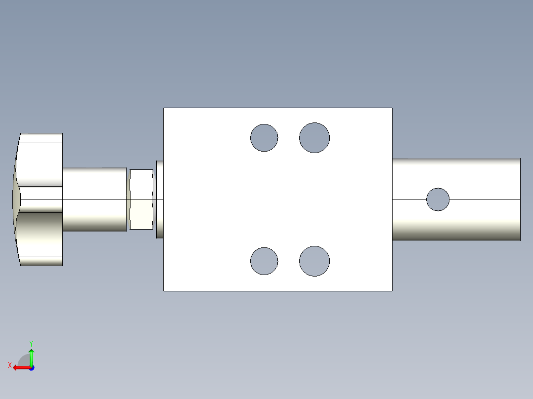 夾具2323-3D多系列多零件图纸模型后视图
