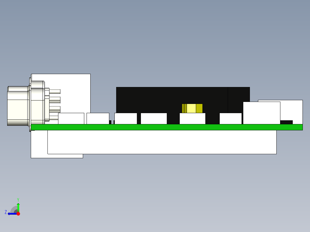 嵌入式IPC主板lexcom-2i385a-2i385cw SW STP右视图