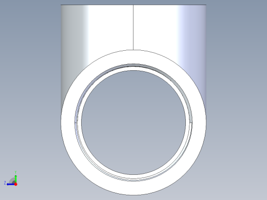 CPVC管件04-Sch80_Tee_FPTxFPTxFPT_9805-030_3in右视缩略图