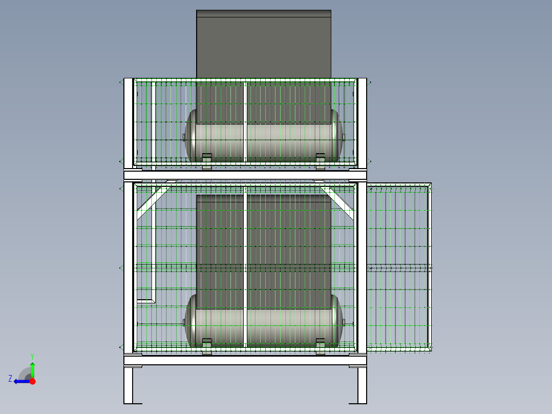 压缩机机柜--stp右视图
