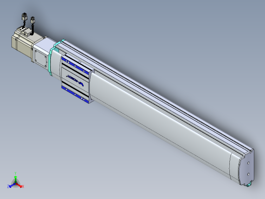 VF丝杆传动-一般环境VF14-Lxx-C-S700-BC-ZP75-C3正等轴测缩略图