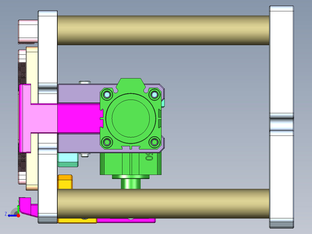 WATCH手表CNC工装夹具三维模型-CNC1-0425右视图
