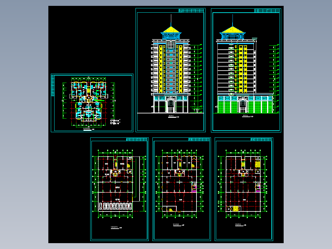小高层住宅楼方案