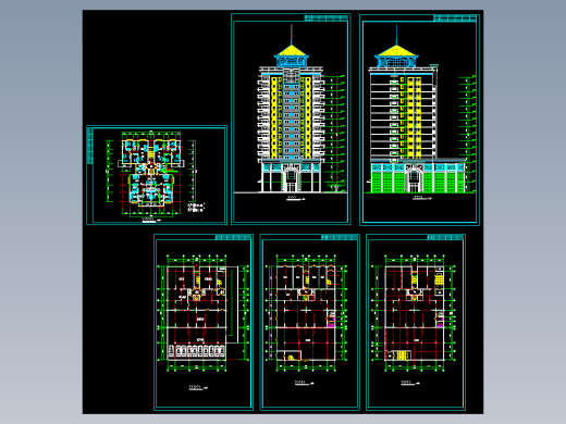 小高层住宅楼方案