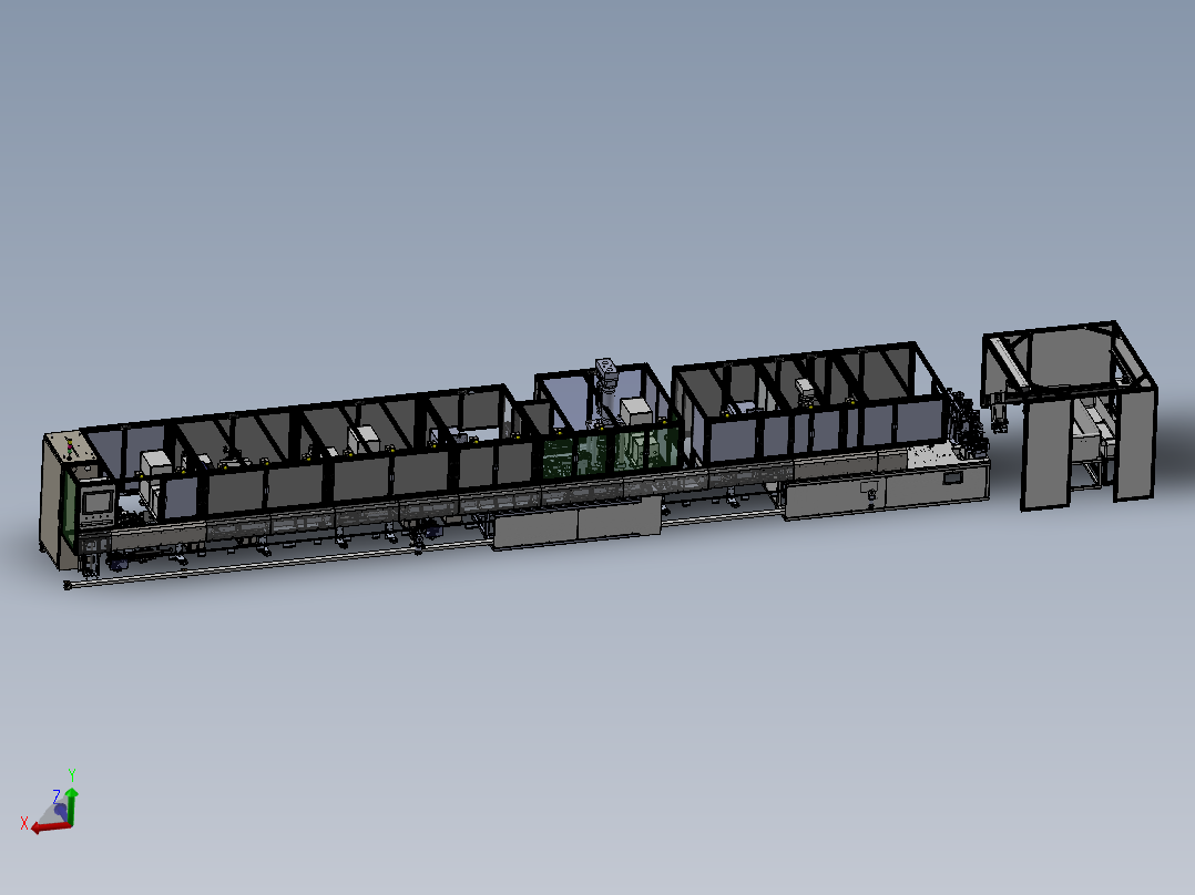 高压线束加工线体（sw24可编辑+工程图）