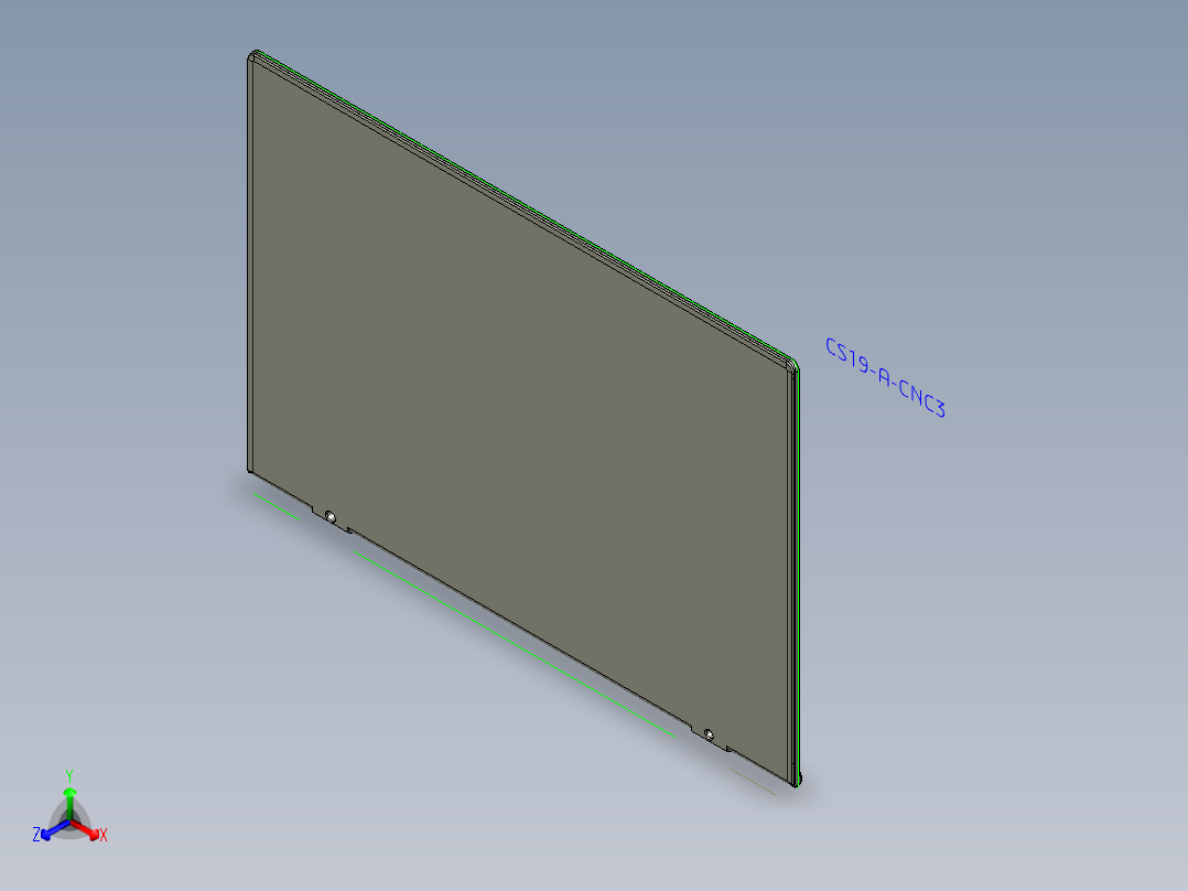 金属外壳铣上表面UG带程序模型
