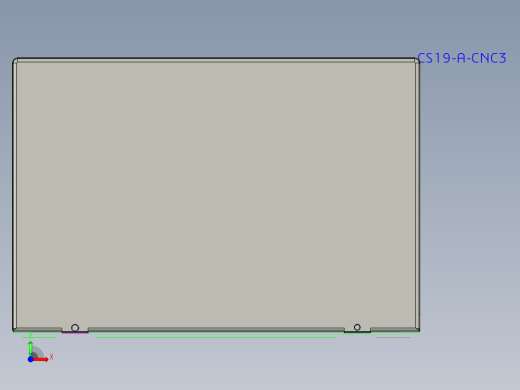 金属外壳铣上表面UG带程序模型前视缩略图