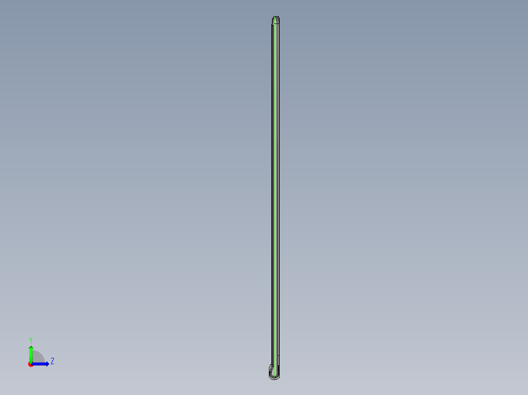 金属外壳铣上表面UG带程序模型左视图