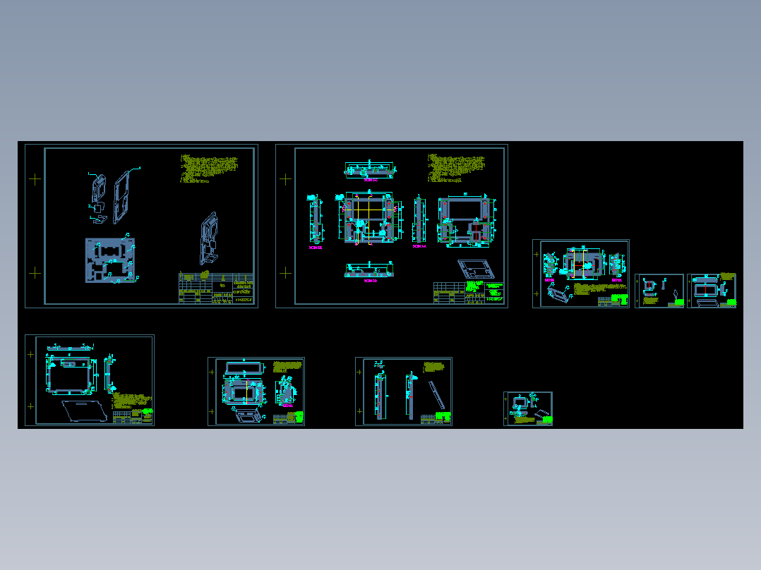 XG100PC_钣金加工图纸+A0钣金图