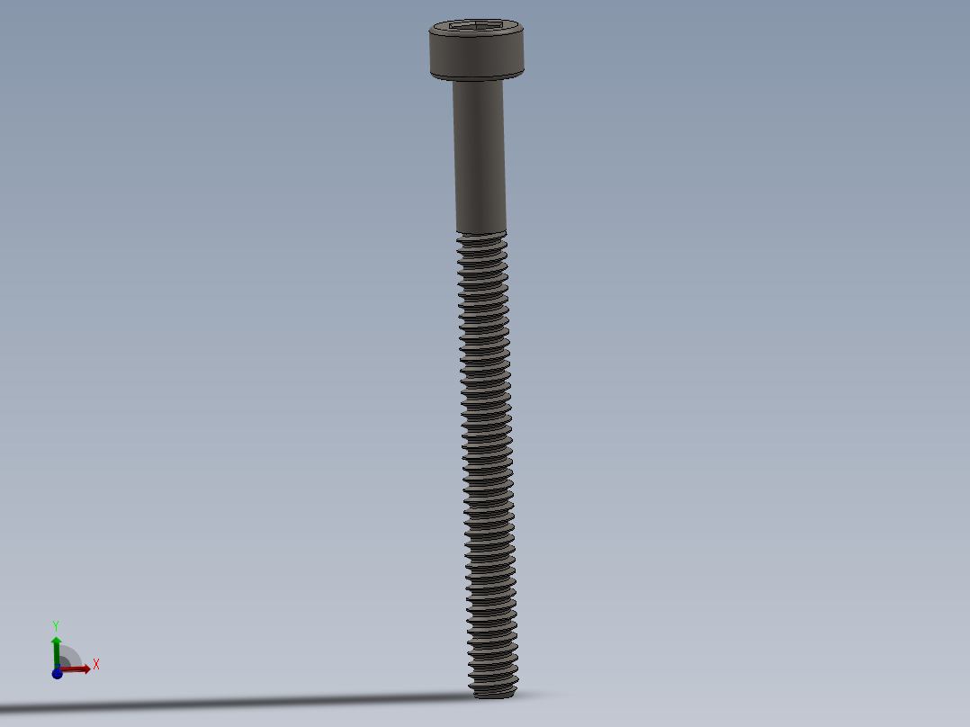 Screw_DIN_912_M1.6x20_A2.SLDPRT公制内六角螺钉