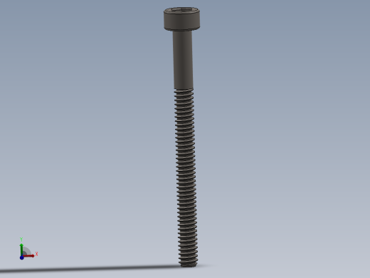 Screw_DIN_912_M1.6x20_A2.SLDPRT公制内六角螺钉