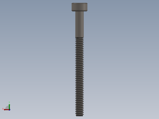 Screw_DIN_912_M1.6x20_A2.SLDPRT公制内六角螺钉后视缩略图