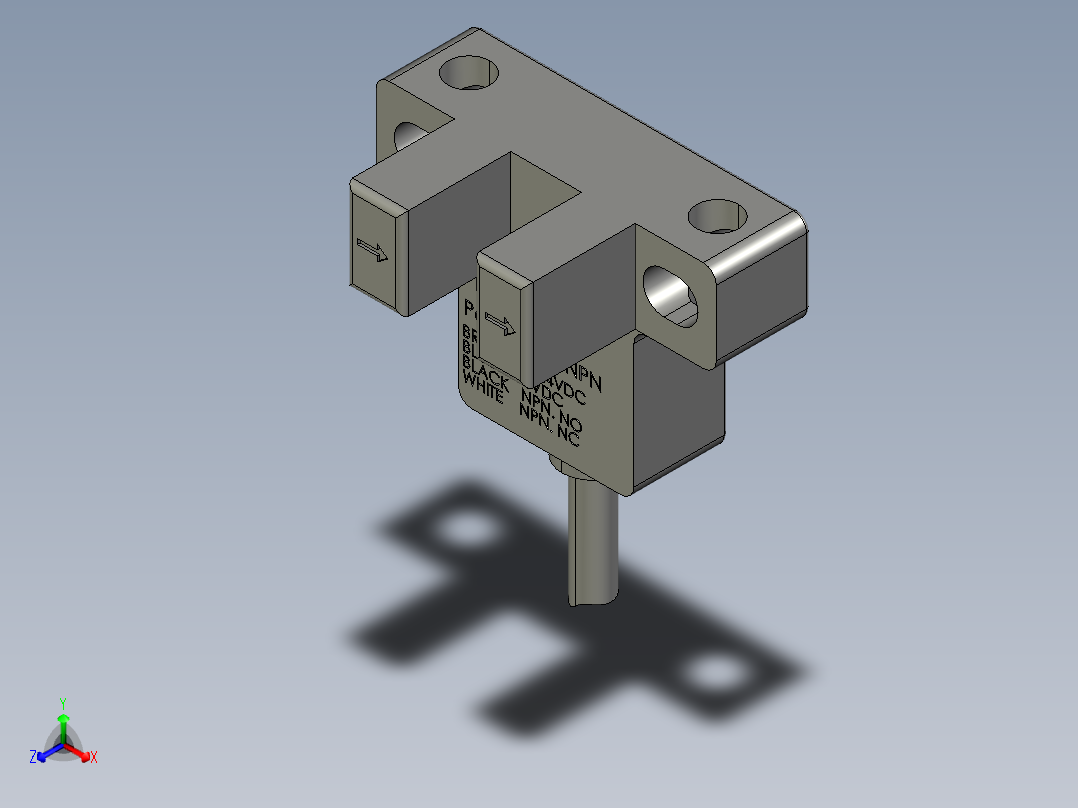 A3004278-寻位传感器正等轴测图