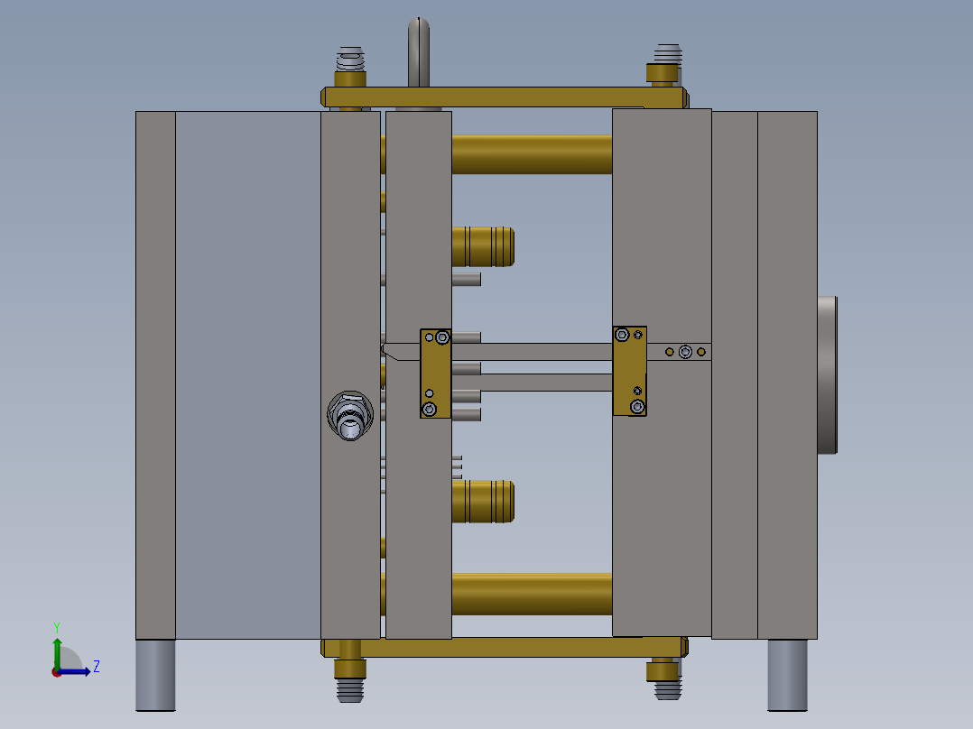 注塑模具、模具(86)左视图