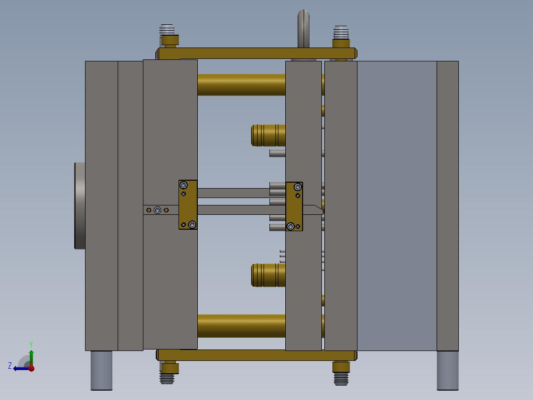 注塑模具、模具(86)右视图