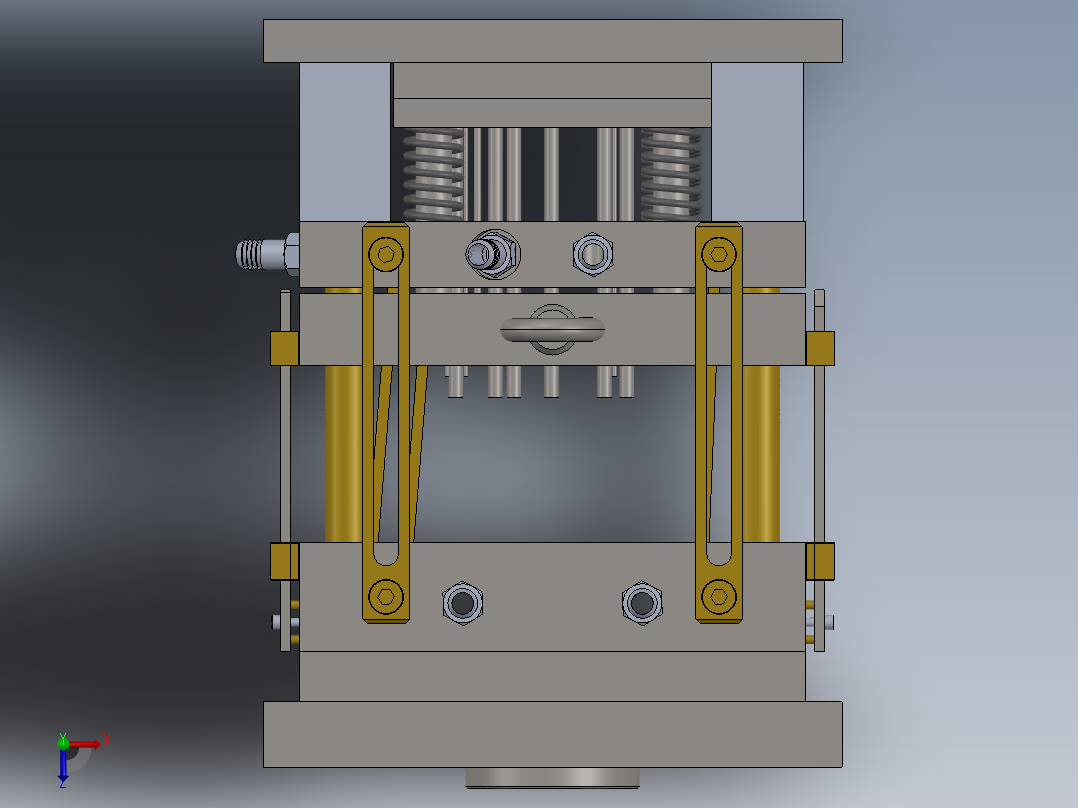 注塑模具、模具(86)俯视图