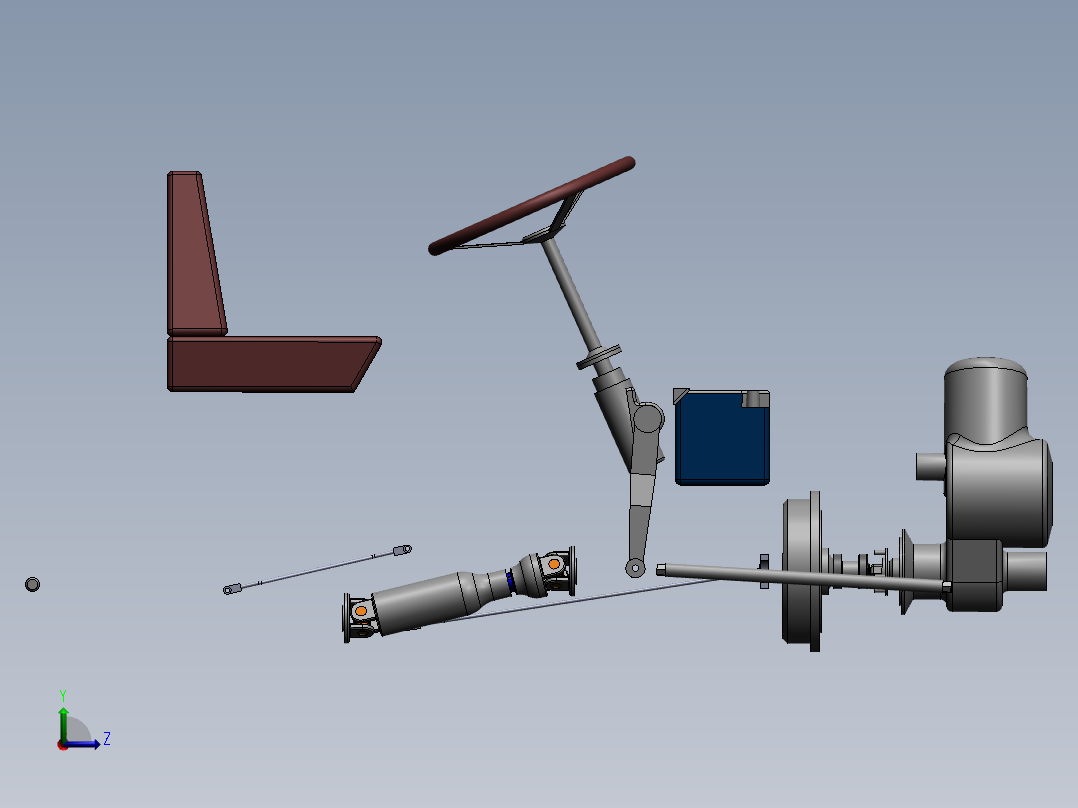 拖拉机、四轮车(32)前视图