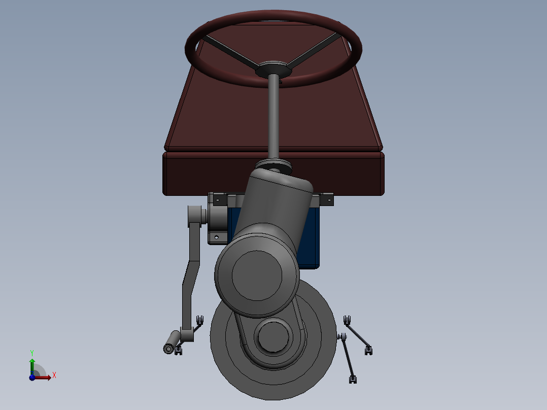 拖拉机、四轮车(32)右视图