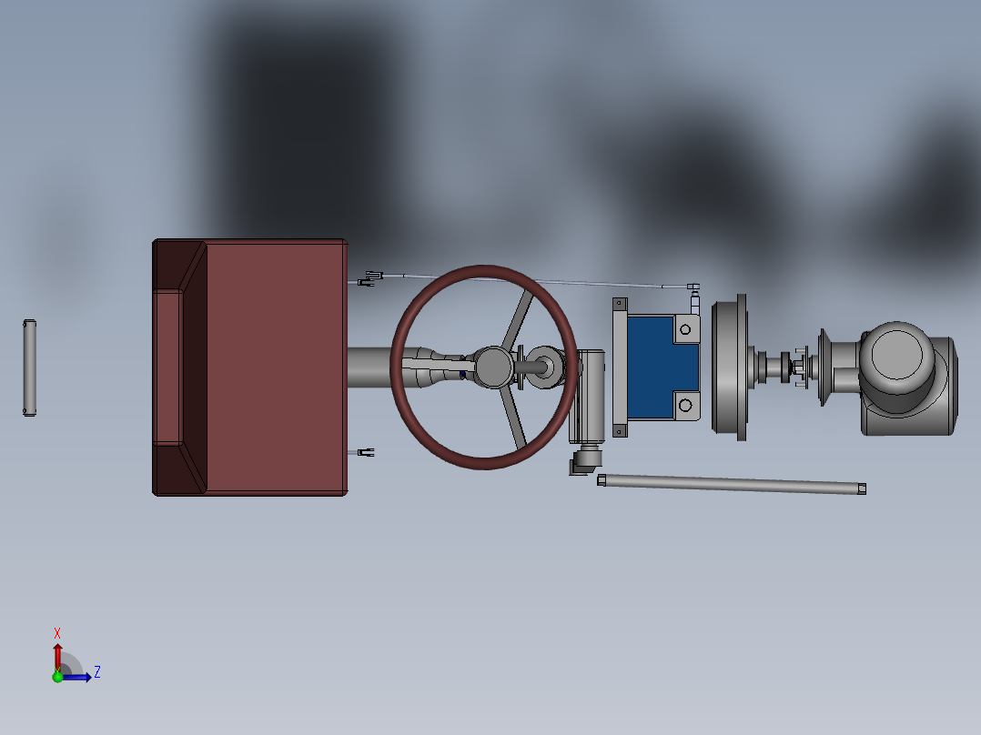 拖拉机、四轮车(32)俯视图