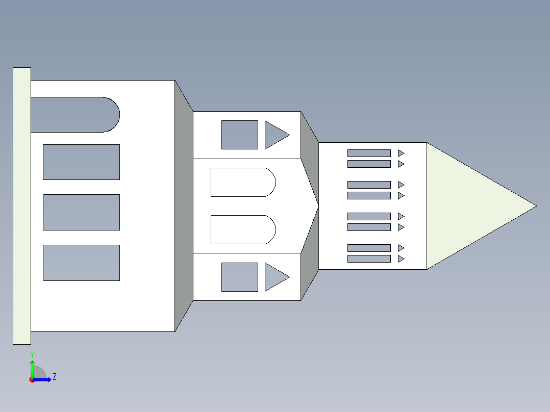 房子、建筑(222)左视图