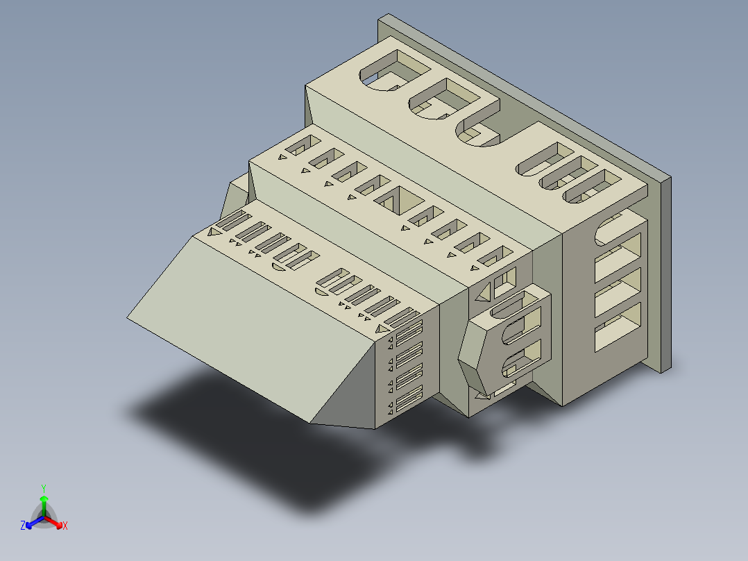 房子、建筑(222)正等轴测图