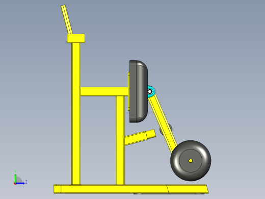 B3003754-股骨延伸健身器材左视缩略图