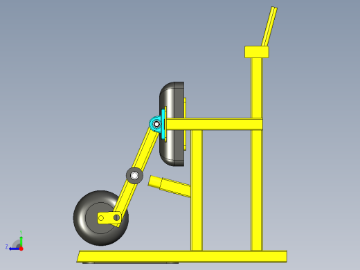 B3003754-股骨延伸健身器材右视缩略图
