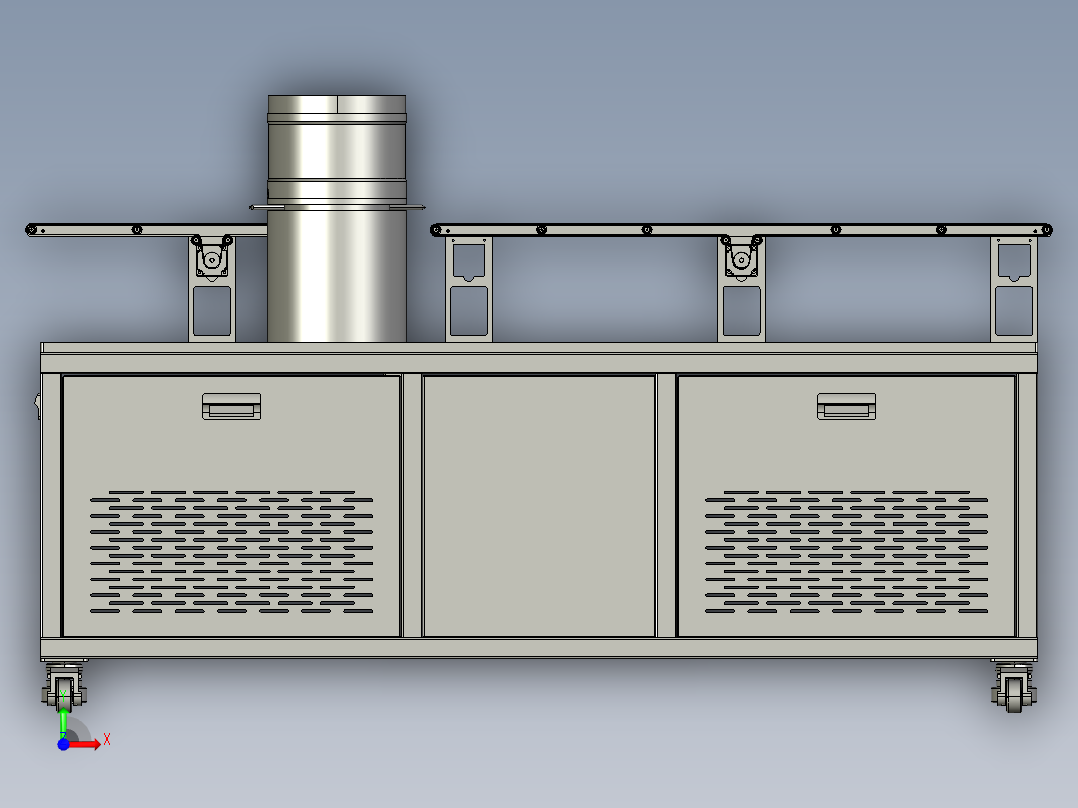 多排转单排转运机前视图