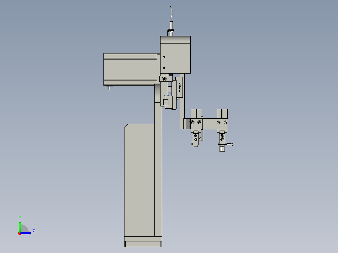 HG004-05-0-B左悬臂机构40行程左视图