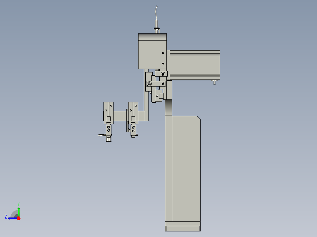HG004-05-0-B左悬臂机构40行程右视图