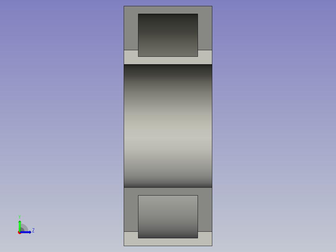 坦克链内腔18x25外腔245x37曲率半径38左视图